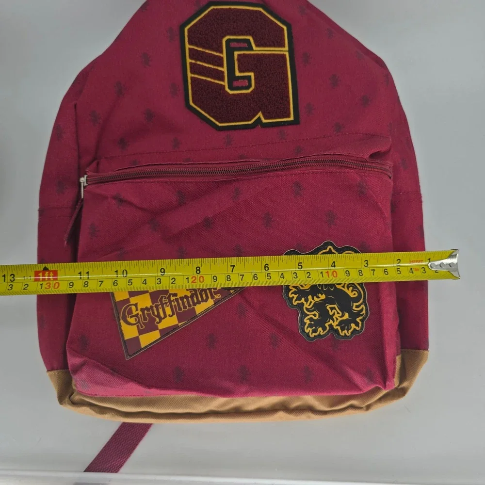 Harry Potter Gryffindor Backpack Burgundy Varsity‎ Patch School Bag Kids New